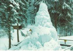 Fountain in winter