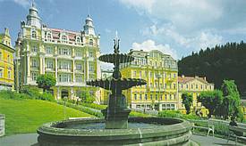 Kurort Marienbad im böhmischen Bäderdreieck