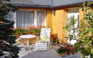 Sitzecke auf der Terasse